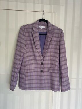Lavender Plaid Blazer